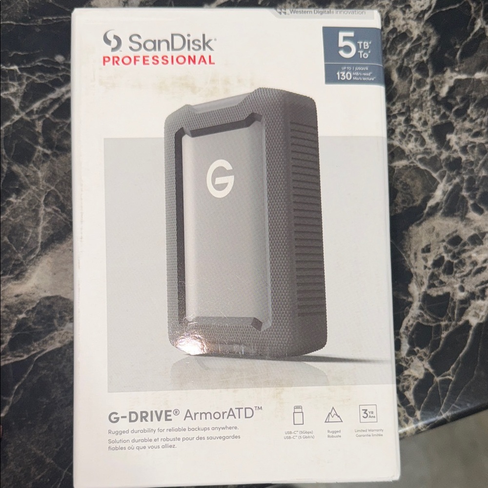 SanDisk Professional G-DRIVE ArmorATD 5TB
